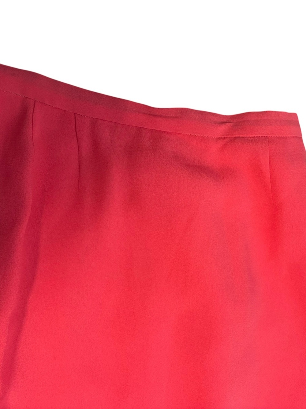 Vintage 60s Column Maxi Skirt Tailored Barbie Pink Slit ๐ - Picture 2 of 5